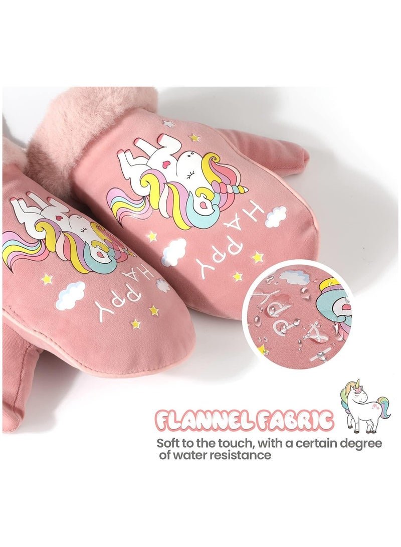 عام الفتيان والفتيات قفازات الشتاء ، قفازات دافئة ، دافئة قفازات الصوف للأطفال ، الفتيان والفتيات للتزلج على الجليد ، ركوب الدراجات ، تشغيل في الهواء الطلق قفازات التزلج - Image 4