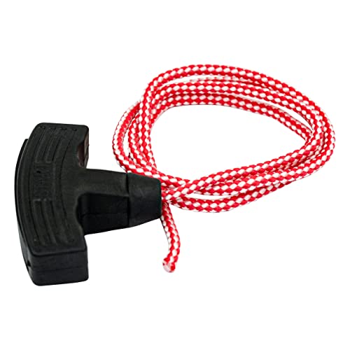 folosem Garage Emergency Release Pull Rope Cord Handle Kit 41A2828 Red Emergency Pull Rope with Handle - Image 1