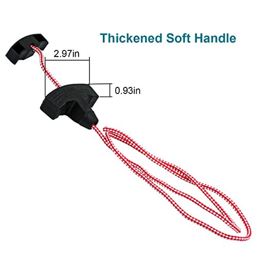 folosem Garage Emergency Release Pull Rope Cord Handle Kit 41A2828 Red Emergency Pull Rope with Handle - Image 5