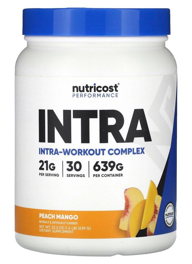 Nutricost - Performance Intra-Workout Complex Peach Mango 1.4 lb (639 g) - Image 1