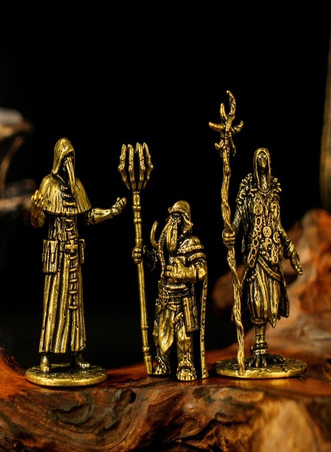 chovy تماثيل تشوفي المصنوعة من النحاس الصلب لساحر الظلام - تماثيل فيل بتصميم كلاسيكي، قطع فنية قابلة للجمع، مناسبة للمكتب والديكور المنزلي وعرض الأعمال الفنية، مصنوعة يدويًا لهواة الجمع. - Image 5