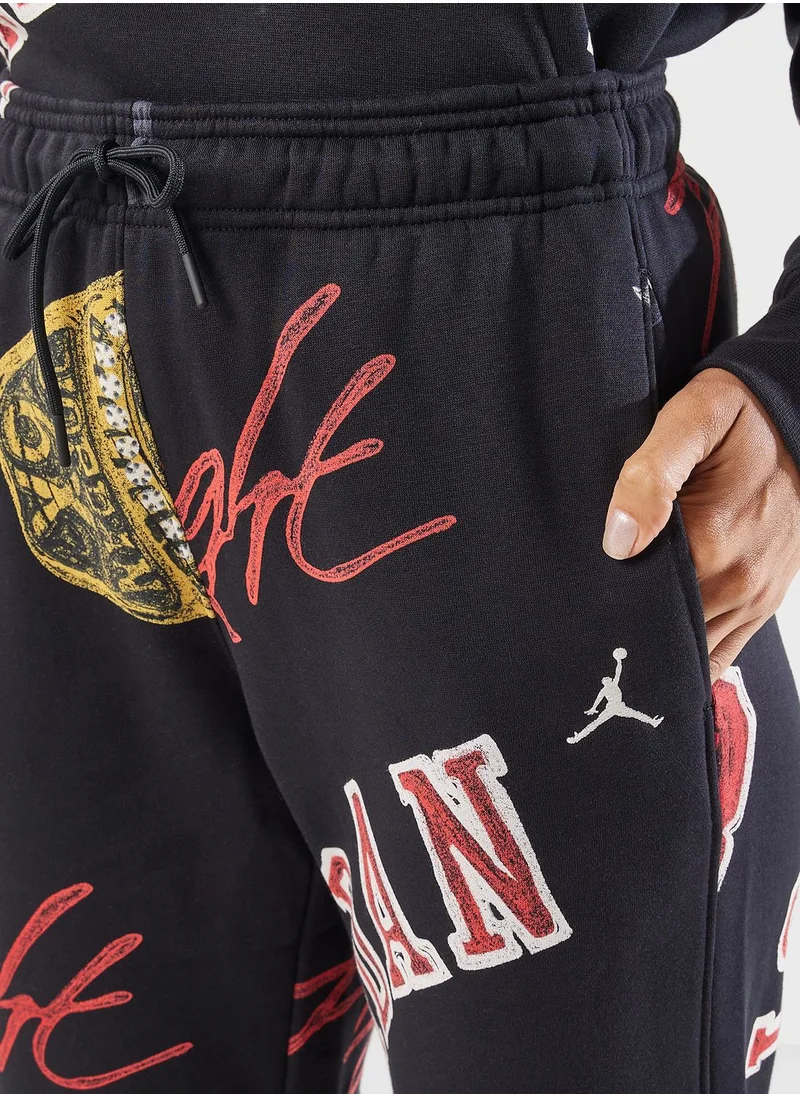 Jordan Jordan Brooklyn Aop Fleece Pants