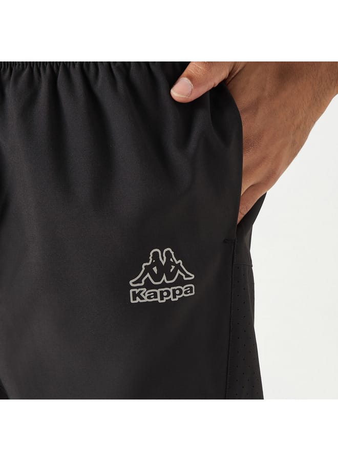 كابا شورت بخصر مطاطي وجيوب وطبعات شعار من كابا - Image 4