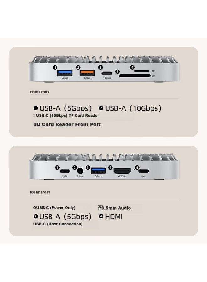 MOVESPEED Move Speed 1tb Portable Solid State Drive Compatible With Macmini M4 Expansion Dock, Ssd External Hard Drive, External Storage Expansion Dock - Image 2