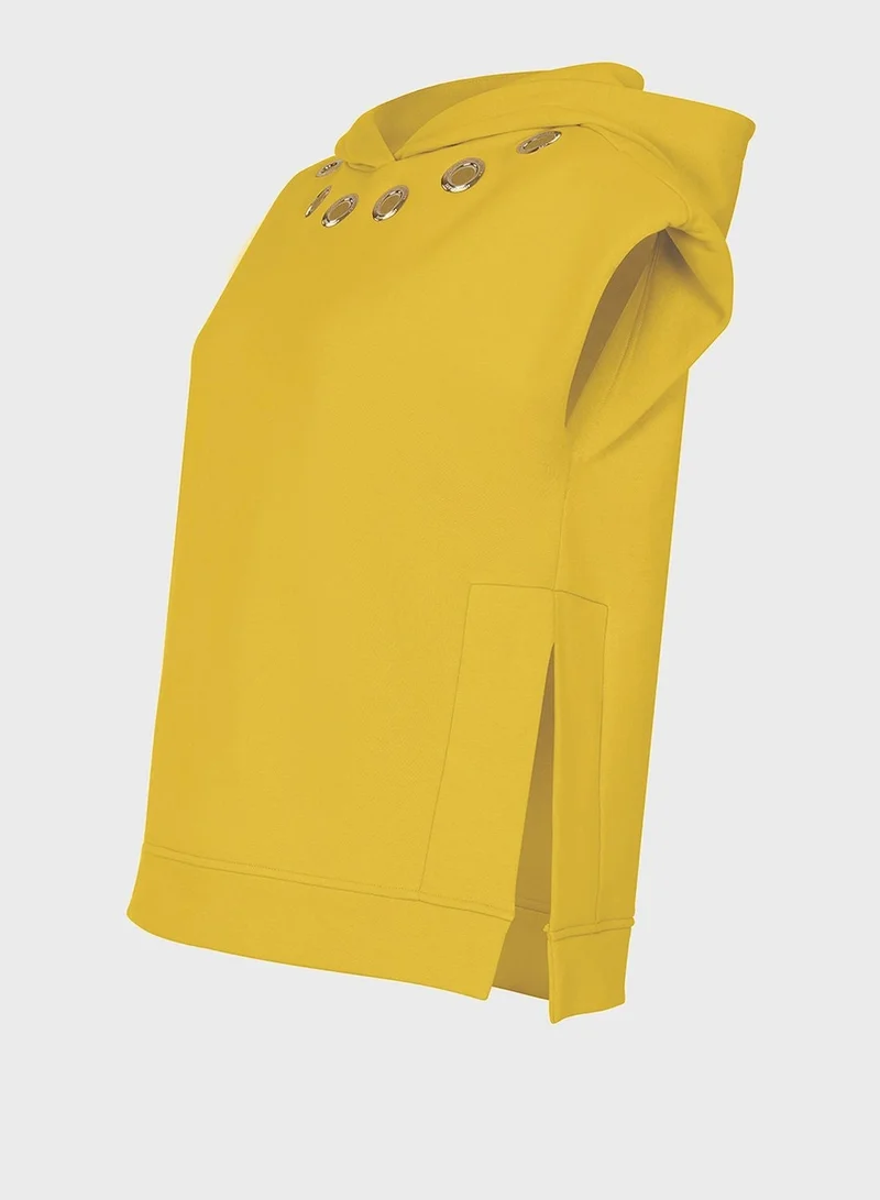 Nocturne Hooded Oversized Sweatshirt
