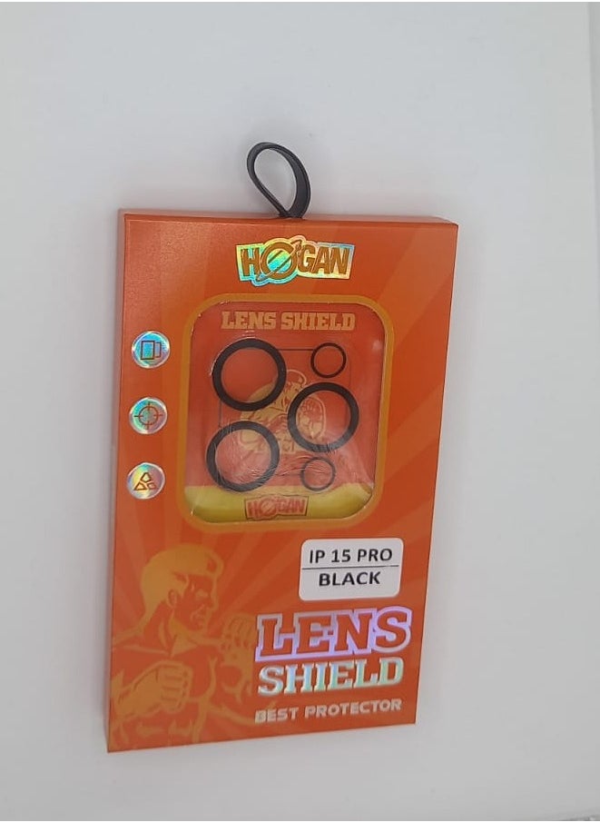 Hogan - IPhone 15 Pro Camera Lens Protector Transparent Black - Image 1