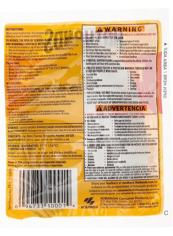 HotHands Toe Warmers 20 Pair Pack of 2 - Image 5