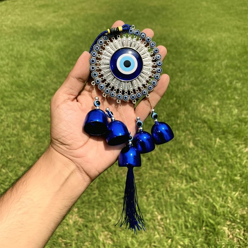VIKACRAFT Evil Eye Wind Chime for Home Positive Energy Evil Eye Hanging for Home Dcor Items Wind Chimes for Balcony and Living Room Hanging Decorative Items - Image 3