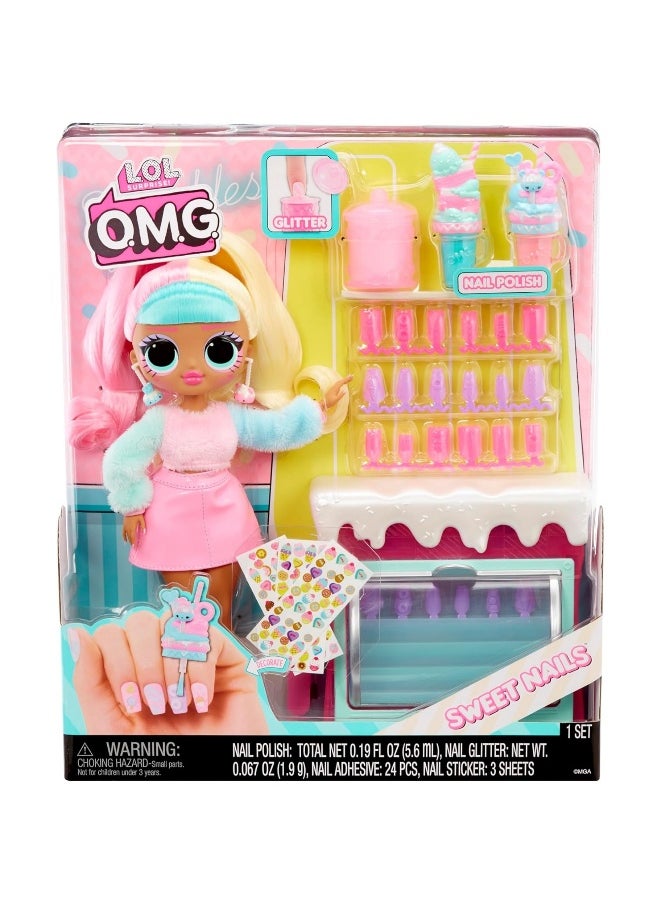 L.O.L. SURPRISE! LOL Surprise OMG Candylicious Spinkles Shop Fashion Doll & Nails Playset  - Image 4