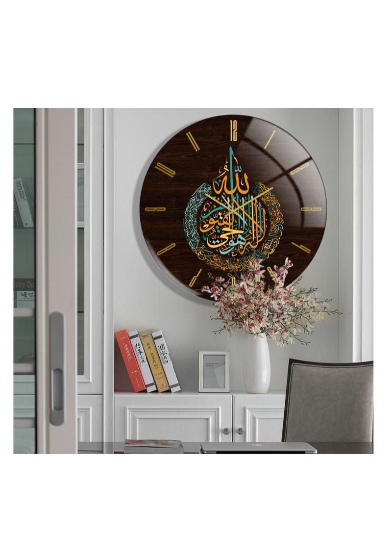Y&D Acrylic Surah Al Ikhlas Wall Clock Islamic Calligraphy Gifts Eid Gift Ramadan Decor Luxury For Home - Image 3