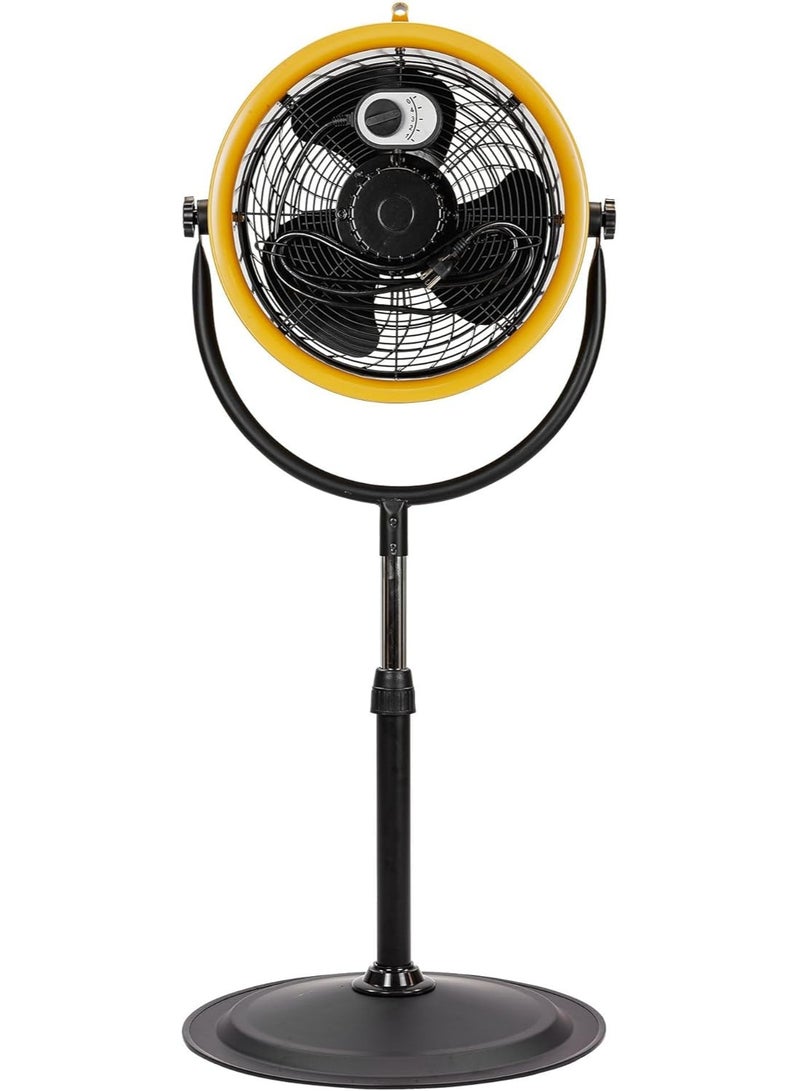 CATERPILLAR CAT Caterpillar® 14" HVPD-14AC HIGH VELOCITY PEDESTAL DRUM FAN, YELLOW  - Image 2