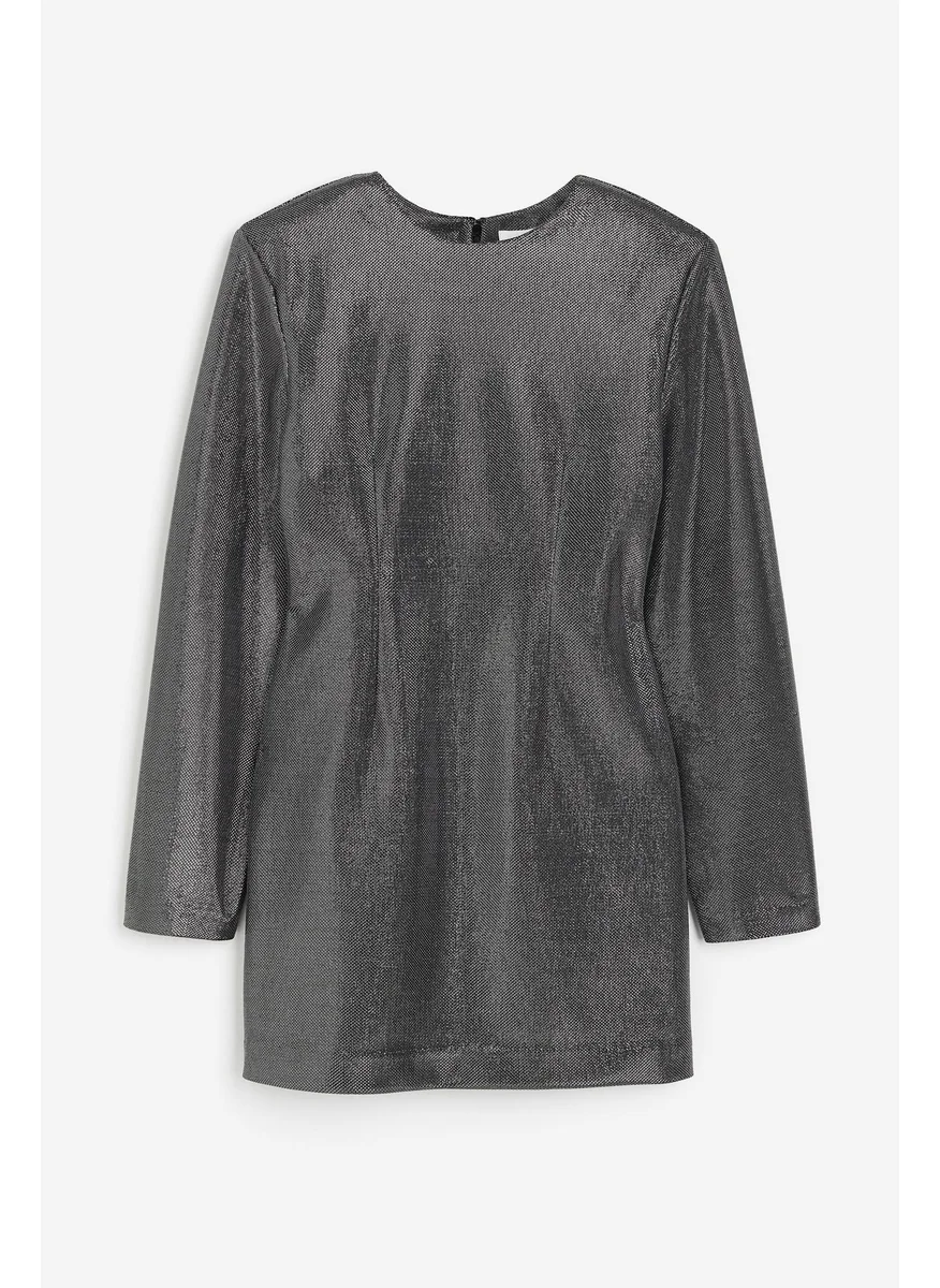 H&M Knitted Shimmer Dress