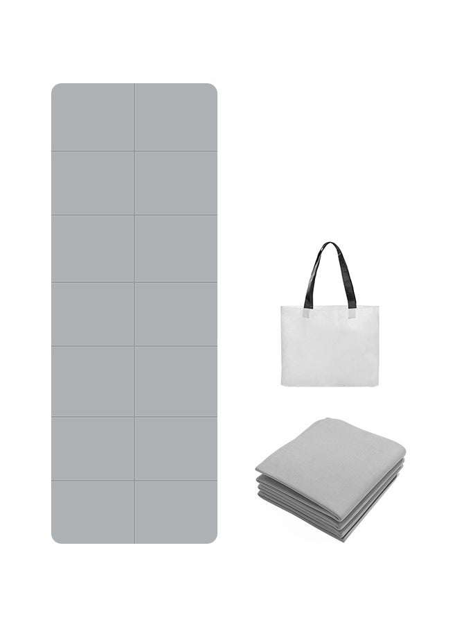 Generic Non Slip Yoga Mat, Thickened Exercise Mat, Soft Shock Absorption Foldable, Perfect for Pilates, Outdoor, Travel  - Image 1