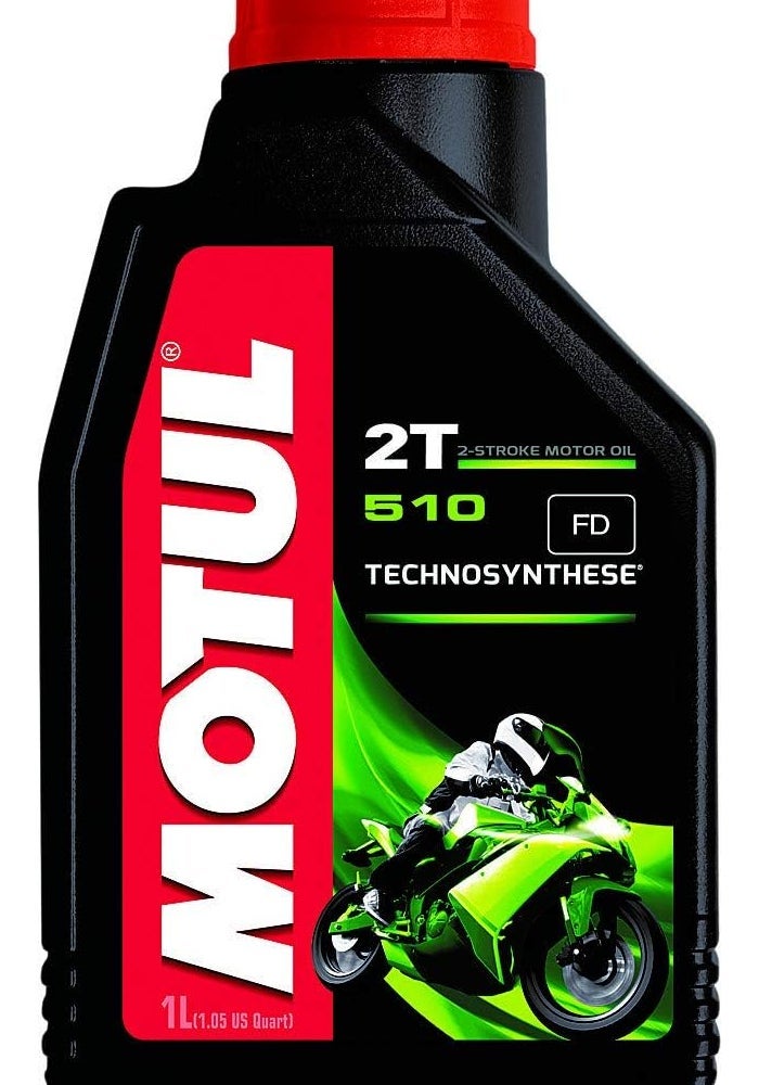 Motul 510 2T Premix Synthetic Blend Motor Oil - 1L (4 Pack)