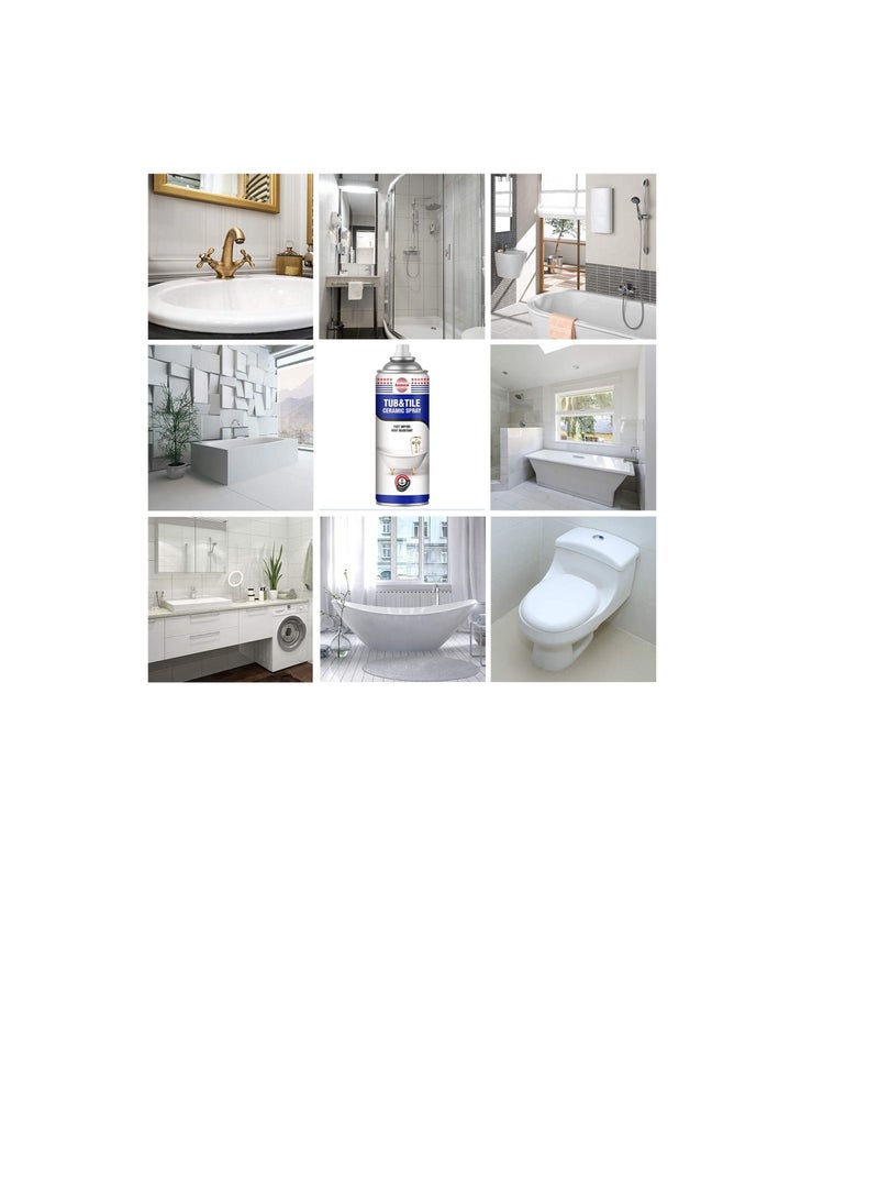 Asmaco Bathtub and Tile Ceramic White Spray for Crack filling Restoration and Coating of Bathtubs, Washbasins, Ceramic Statue and Household Items Etc… - Image 2