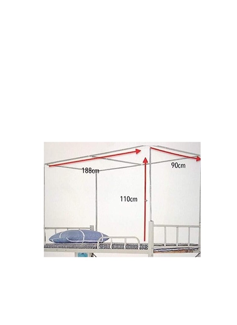 Y&D - Bed Canopy Tents Curtain Blackout Curtain Single Bed Tent Curtain Student Shading Cloth Bed Canopy Mosquito Net Student Sleep Privacy Protection - Image 1
