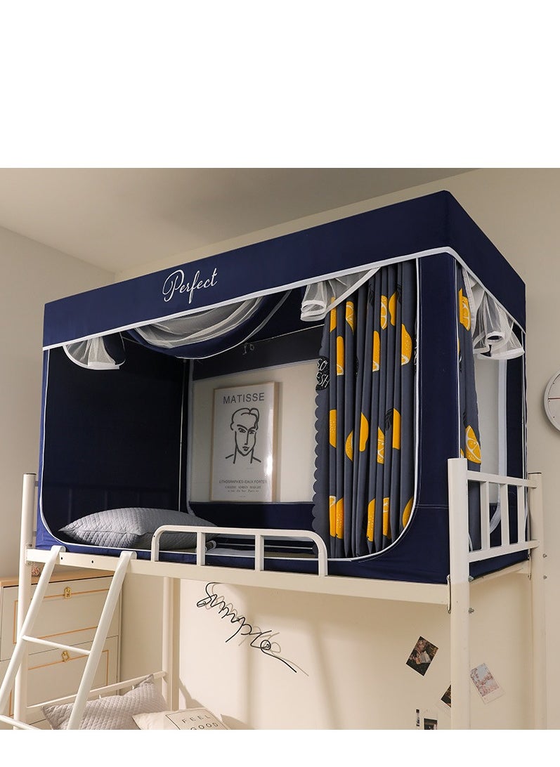 Y&D Bed Canopy Tents Curtain Blackout Curtain Single Bed Tent Curtain Student Shading Cloth Bed Canopy Mosquito Net Student Sleep Privacy Protection  - Image 1