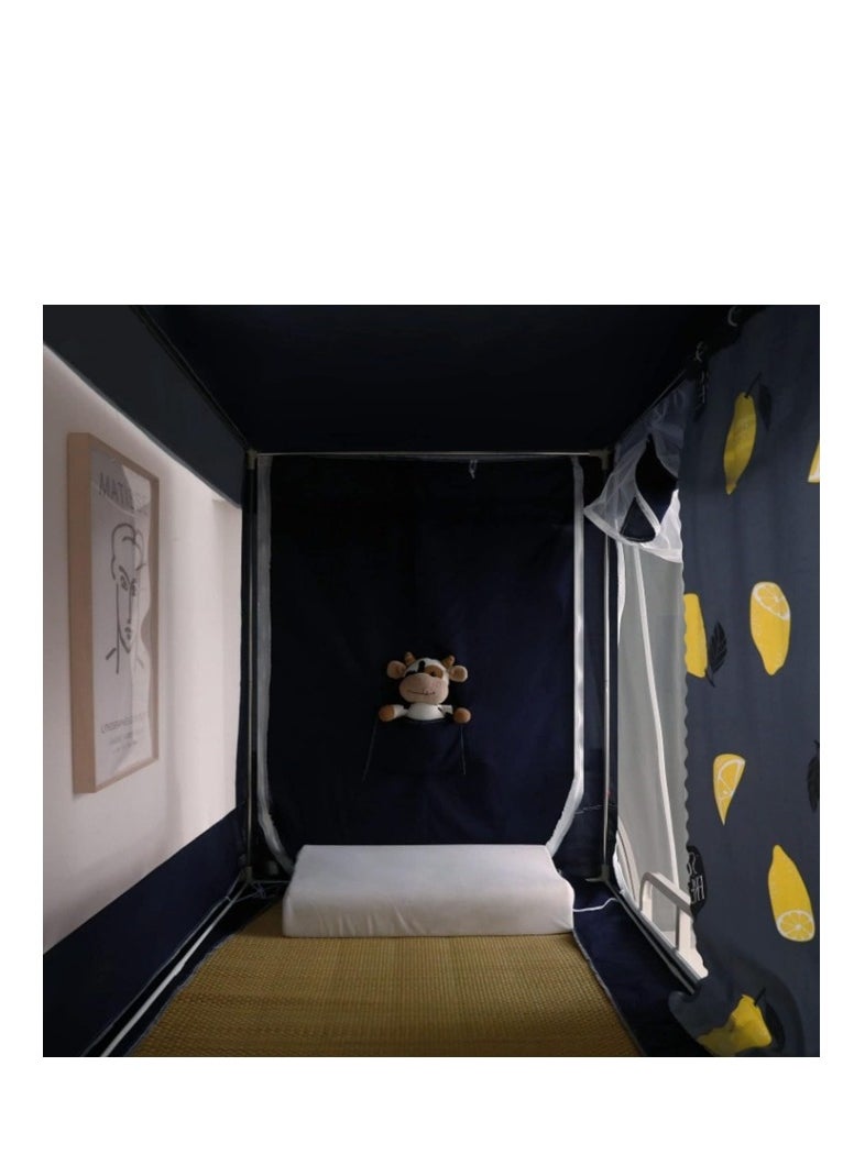 Y&D Bed Canopy Tents Curtain Blackout Curtain Single Bed Tent Curtain Student Shading Cloth Bed Canopy Mosquito Net Student Sleep Privacy Protection  - Image 3