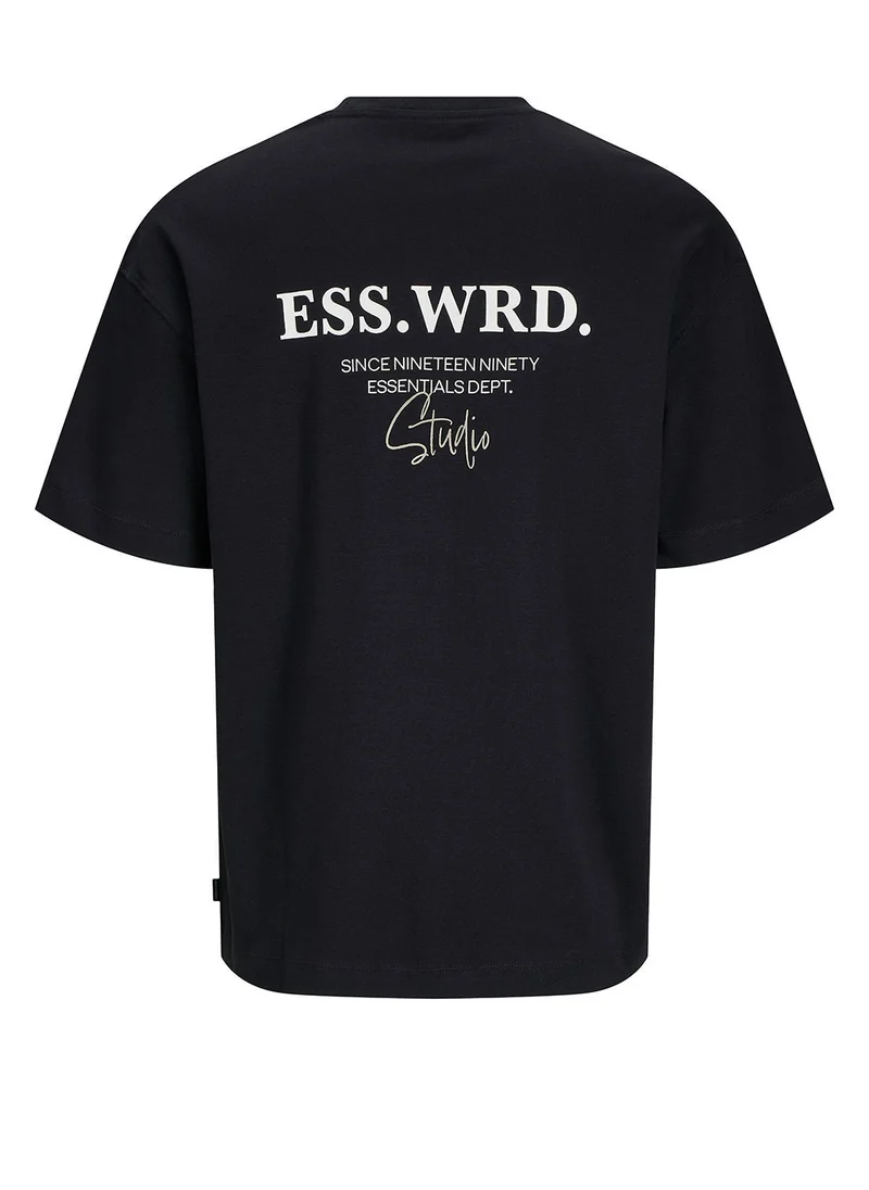 JACK & JONES Jjeurban Studio Crew Neck T-Shirt