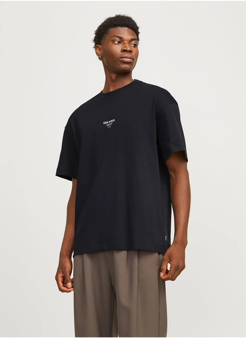 JACK & JONES Jjeurban Studio Crew Neck T-Shirt