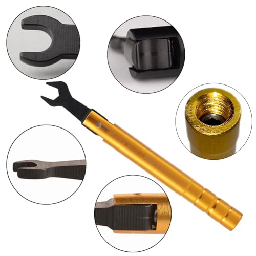 ThreeH 3 Pack SMA Torque Wrench 1 Nm Opening 8mm(5/16'') for SMA Adapter Convertor Spanner Microwave Measurements - Image 2