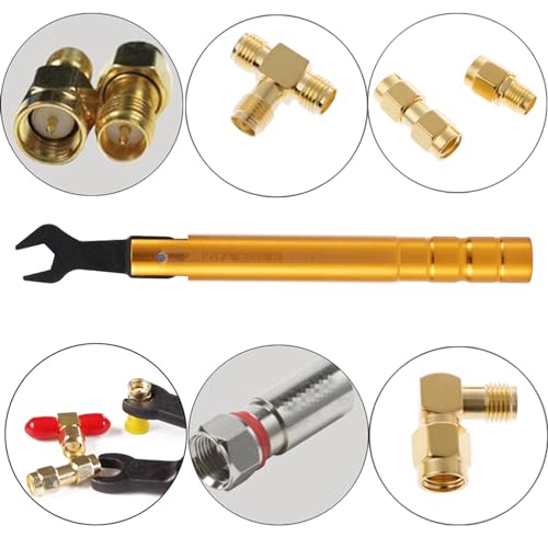 ThreeH 3 Pack SMA Torque Wrench 1 Nm Opening 8mm(5/16'') for SMA Adapter Convertor Spanner Microwave Measurements - Image 3