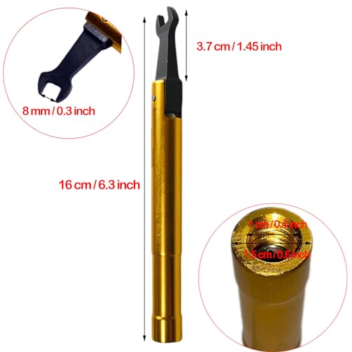 ThreeH 3 Pack SMA Torque Wrench 1 Nm Opening 8mm(5/16'') for SMA Adapter Convertor Spanner Microwave Measurements - Image 5