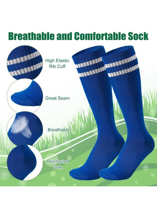 Hoemwarm Kids Soccer Shin Guards, Football Socks Kids, Youth Soccer Shin Guards Equipment for 6-10 Years Boys Girls, 4 Packs - Image 3