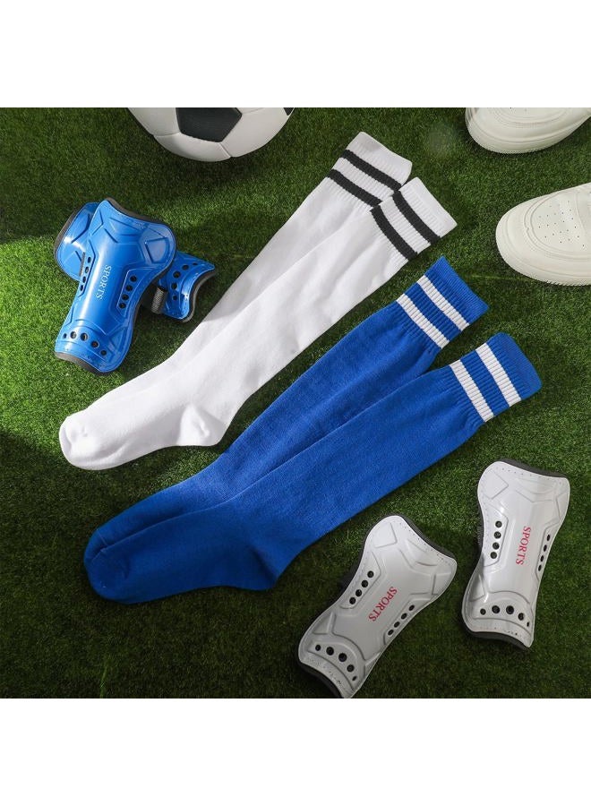 Hoemwarm Kids Soccer Shin Guards, Football Socks Kids, Youth Soccer Shin Guards Equipment for 6-10 Years Boys Girls, 4 Packs - Image 5