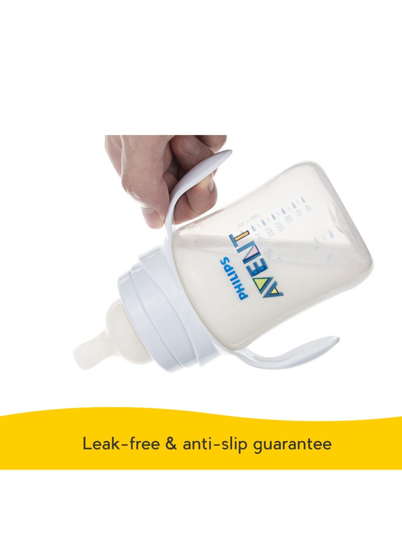 Generic - Philips Avent Anti-Colic and AirFree Vent Baby Bottle Handles, Compatible with Avent Bottle Holder, Set of 4 for Easy Gripping and Feeding. - Image 1