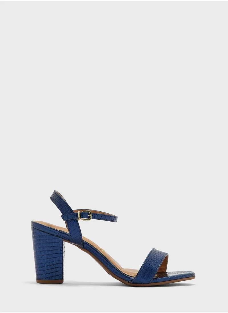VIZZANO Nora Ankle Strap High Heel Sandals