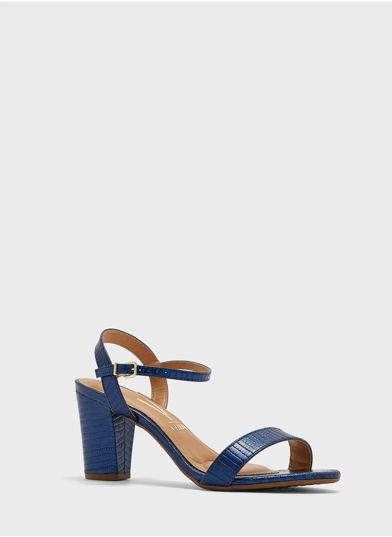 VIZZANO Nora Ankle Strap High Heel Sandals
