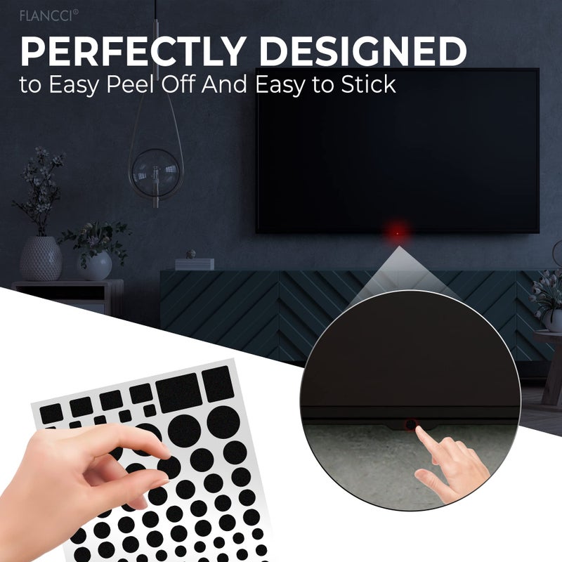 FLANCCI LED Light Blocking Stickers, Light Dimming Stickers, (2 Sheets) Dimming Sheets (2 Sheets 80%) - Image 2