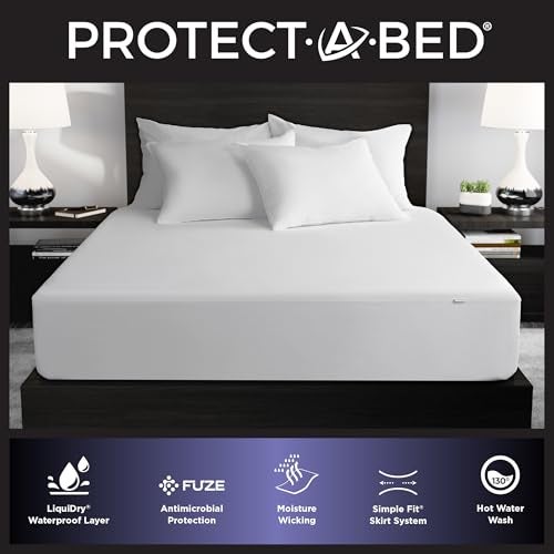 Protect-A-Bed ProtectABed Essential Mattress Protector Queen Dust Mite Resistant Noiseless and OdorResistant Mattress Cover 100 Waterproof Top Machine Washable Fits 1118 Mattresses - Image 3