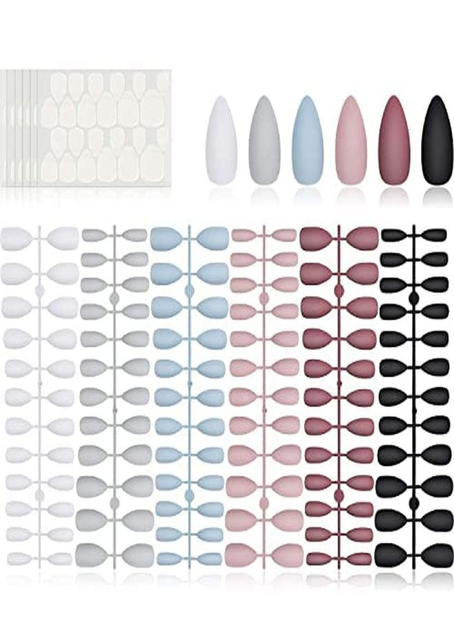 COSLUXE Fake Nails Nail Tips Acrylic, Soft Gel Press on Nails Full Cover Artificial Nails for Nail Salon DIY Nail Design Practice 240 - Image 5