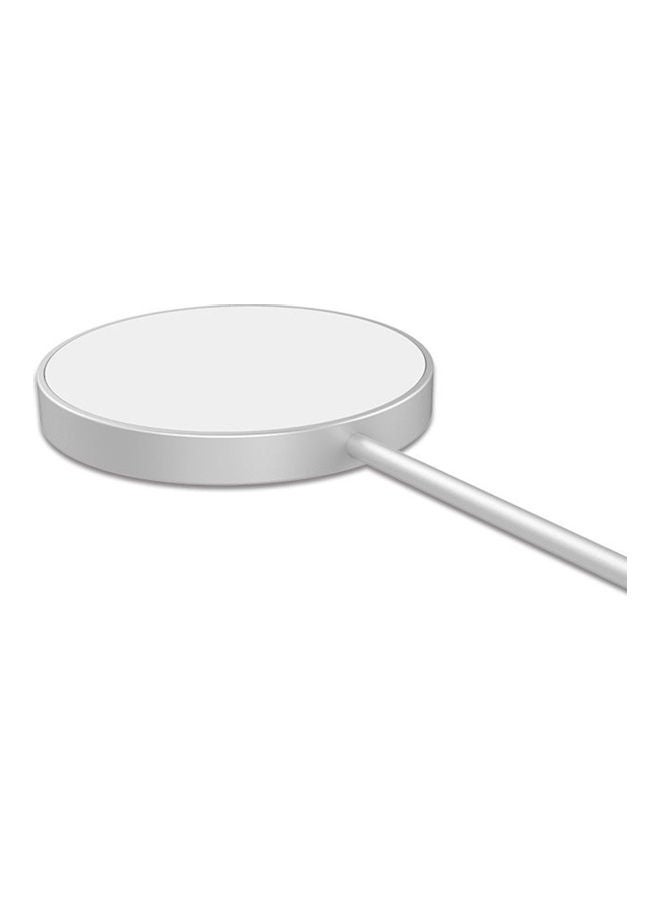 NIBEMINENT Wireless Magnetic Charger White - Image 1