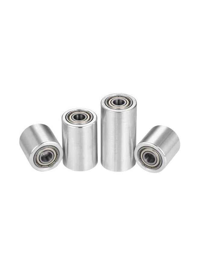 Stainless Steel Double Bearing Driven Wheel Belt Conveyor Roller Passive Wheel Rail Wheel Unpowered Roller Pressure Wheel Drive Wheel-Specifications:Bad-20*80-696-6 Inner Hole 6/8 Optional  - Image 4