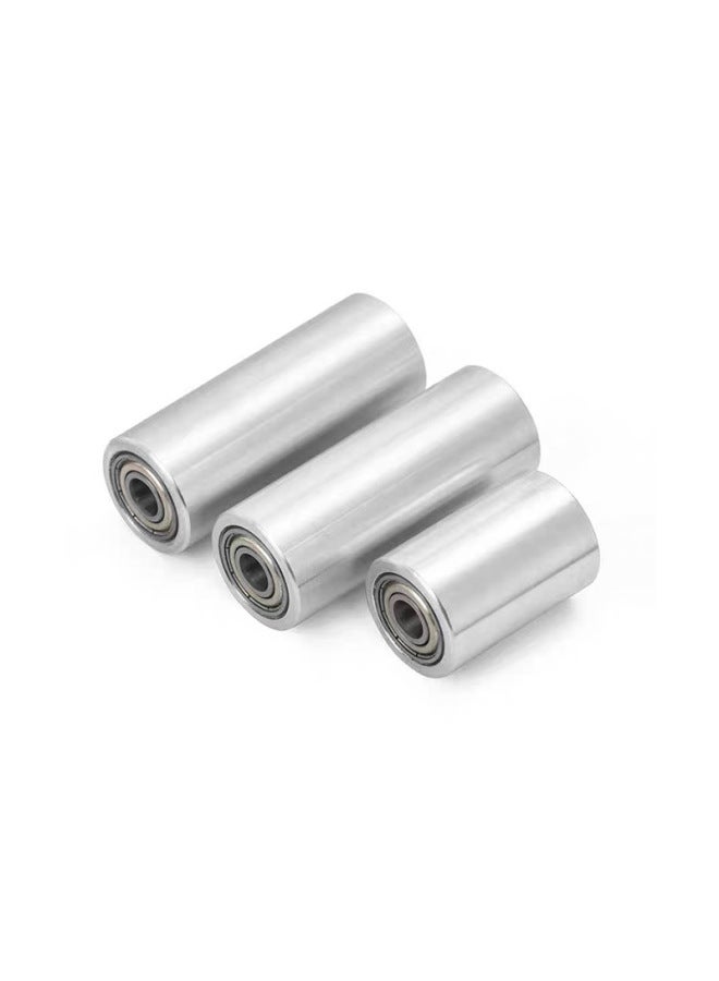 Stainless Steel Double Bearing Driven Wheel Belt Conveyor Roller Passive Wheel Rail Wheel Unpowered Roller Pressure Wheel Drive Wheel-Specifications:Bad-20*80-696-6 Inner Hole 6/8 Optional  - Image 2