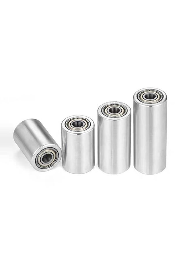 Stainless Steel Double Bearing Driven Wheel Belt Conveyor Roller Passive Wheel Rail Wheel Unpowered Roller Pressure Wheel Drive Wheel-Specifications:Bad-20*80-696-6 Inner Hole 6/8 Optional  - Image 5