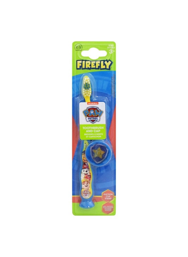Firefly Paw Patrol Toothbrush & Cap For 3+ Year Kids, Pack of 1's