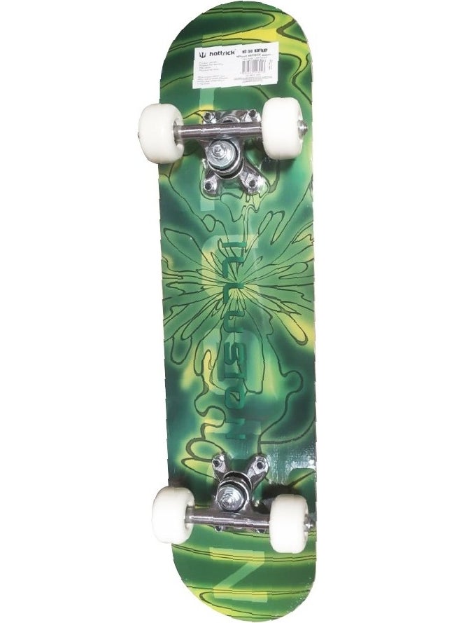 Hattrick HT50 Children's Skate Sanded Top 61 x 15 cm Wooden Skateboard Junior Skateboard (6-13 Years) 