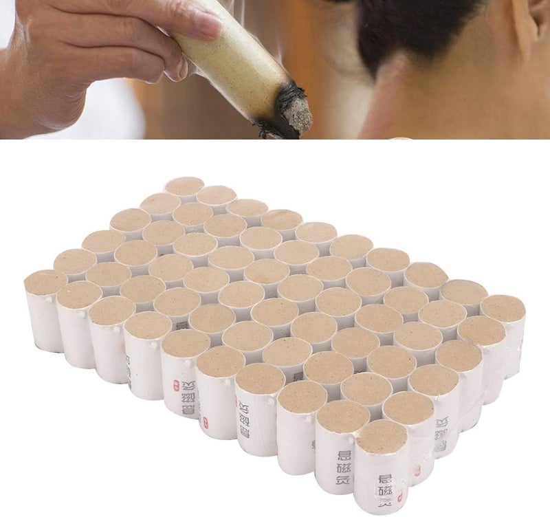 كلاراكو مجموعة رول موكسا 60 قطعة، رول موكسا للعلاج بالوخز بالإبر، عصا موكسا للاسترخاء لعضلات الجسم - Image 1
