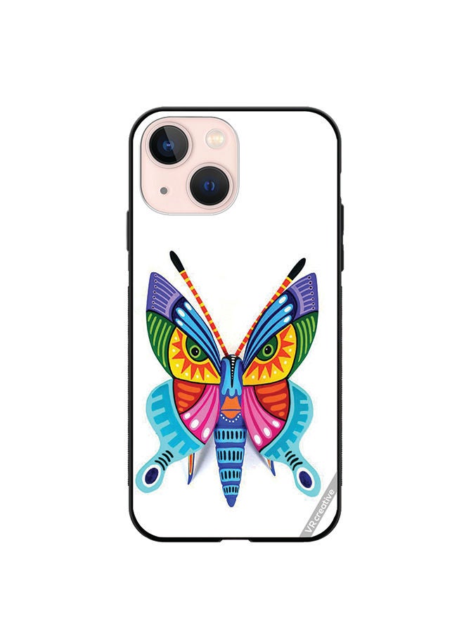 VR CREATIVE Protective Case Cover For Apple iPhone 13 mini Butterfly Design Multicolour - Image 1
