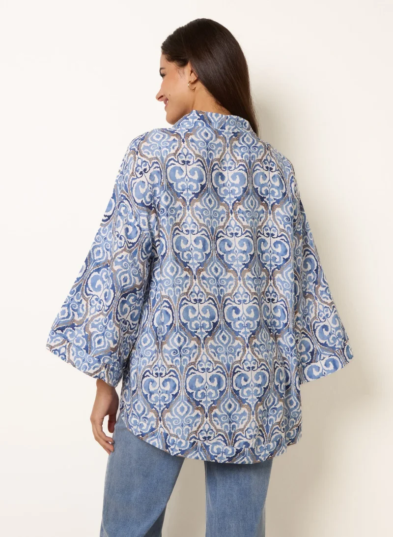 بلو فانيلا 3/4 Sleeve Kimono