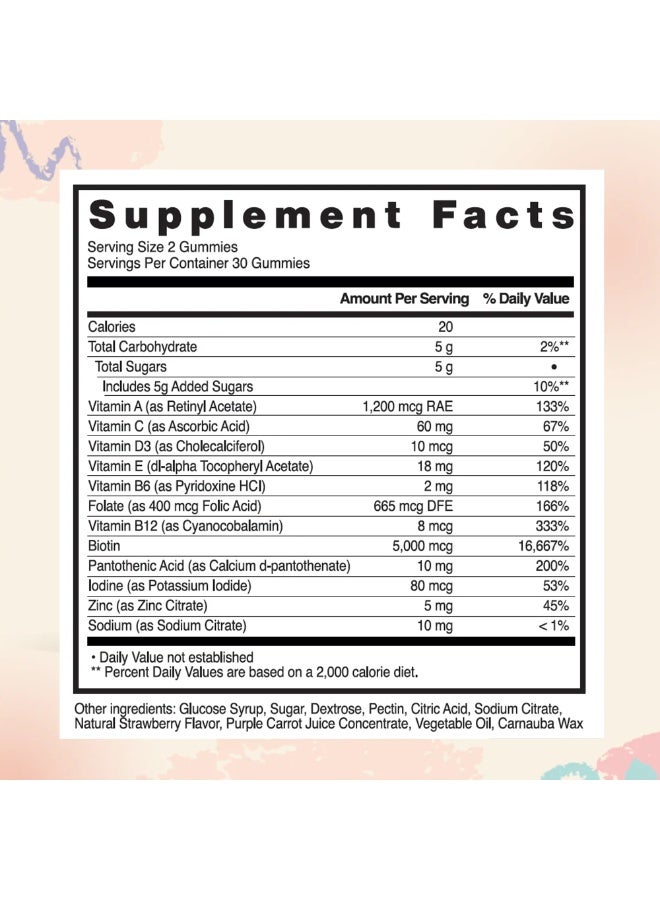 Everher Hair Vitamins 60 Gummies - Image 2