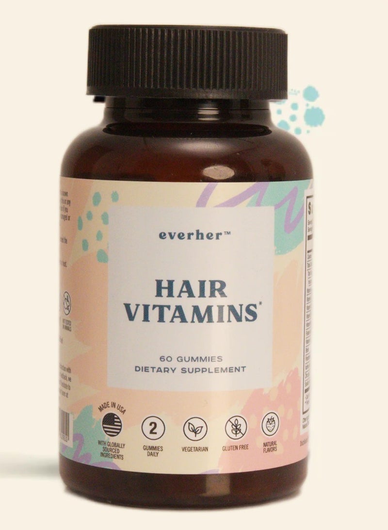 Everher Hair Vitamins 60 Gummies - Image 1