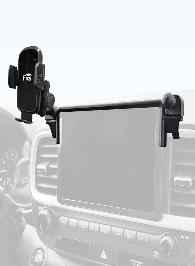FICS Car Phone Holder for Hyundai Venue 2019, 2020, 2021, 2022, 2023, 2024, 2025, 2026- Custom-Fit Mount for Seamless Display Integration, Interior Accessories for Navigation Use, Stable Driving View - Image 1