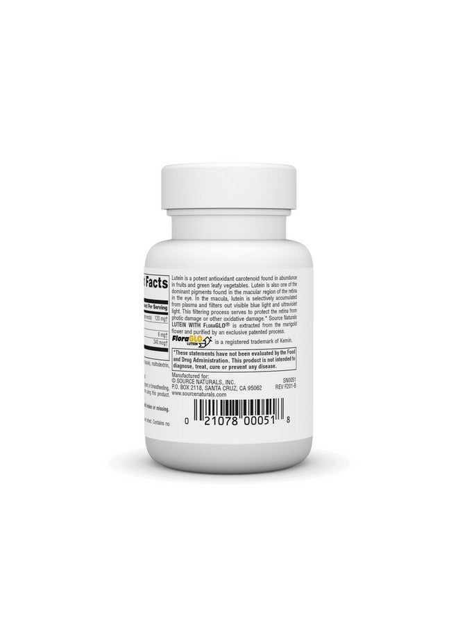 Source Naturals Lutein with FloraGLO, Antioxidant Carotenoid* -6 mg, 45 Capsules - Image 3