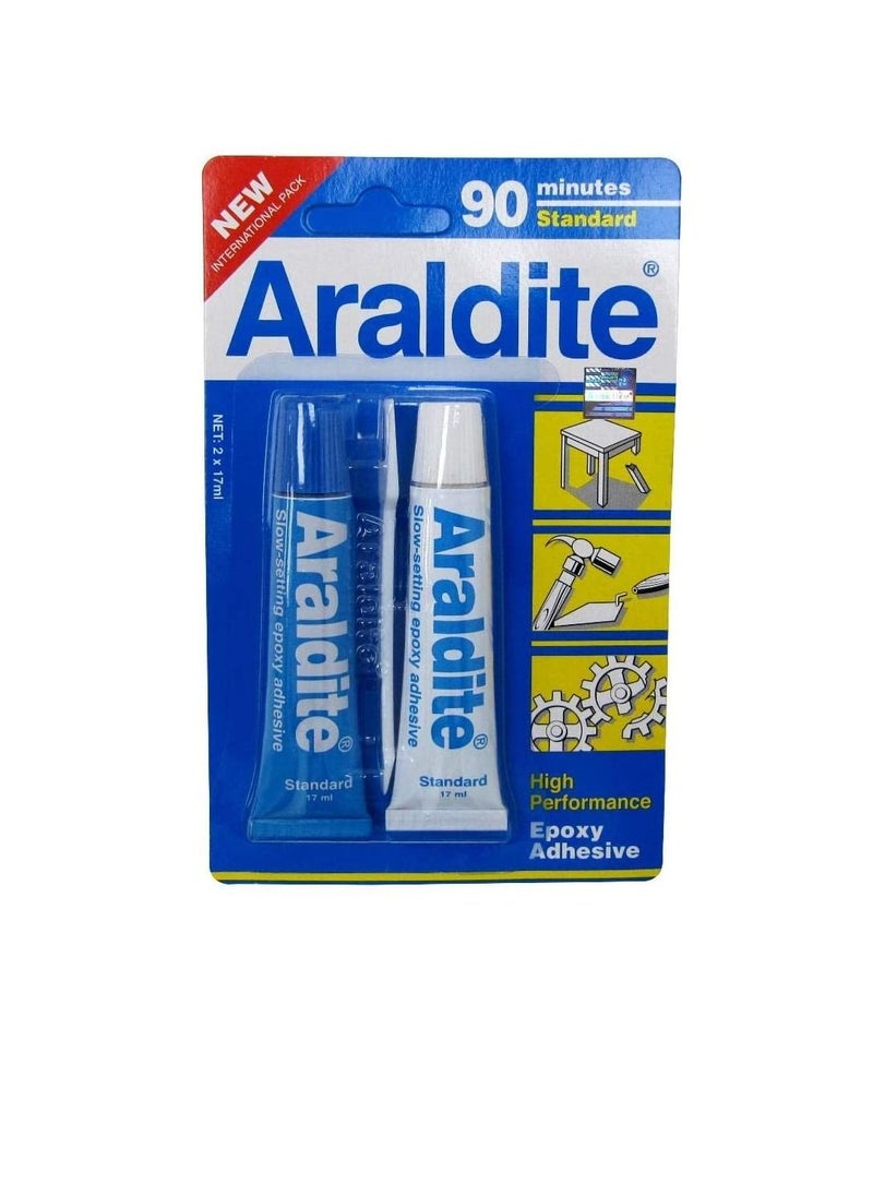 Araldite Araldite Epoxy (Blue, 17ml, 2 Tubes)  - Image 2