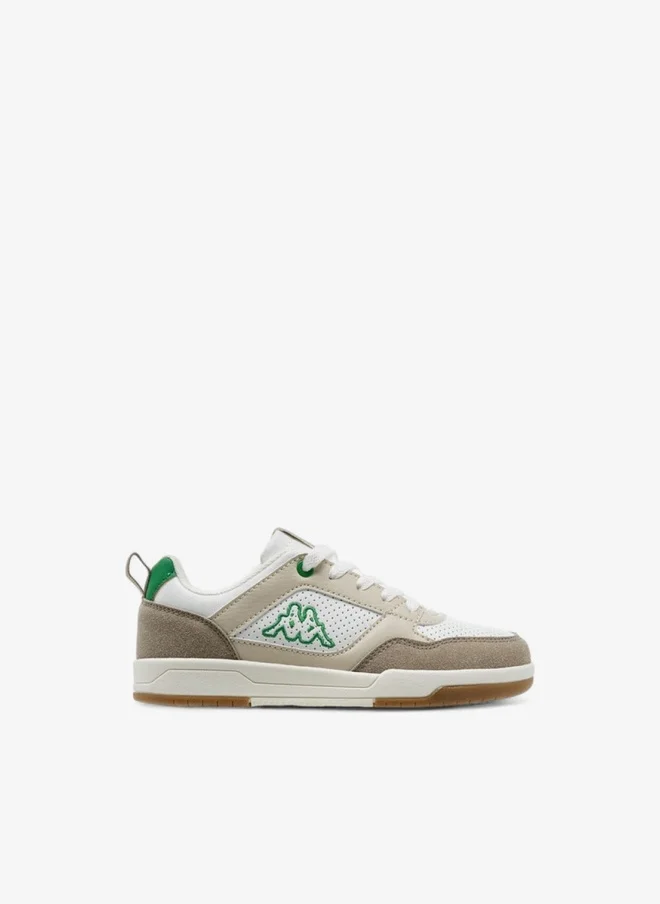Boys' Panelled Lace-Up School Sneakers